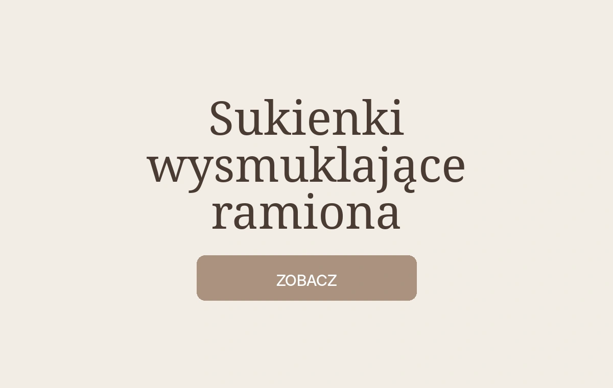 Sukienki wysmuklające ramiona